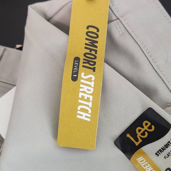 Lee Straight Leg Khaki Pants NWT Size 36 X 34 Lee Khaki Chino Pants - Picture 10 of 11